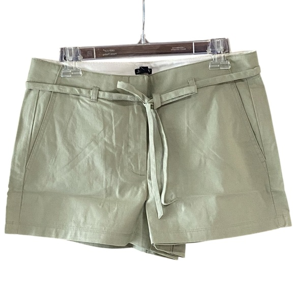 NWT J. Crew Belted 3” Shorts In Cotton Blend Size 8 - Picture 5 of 15